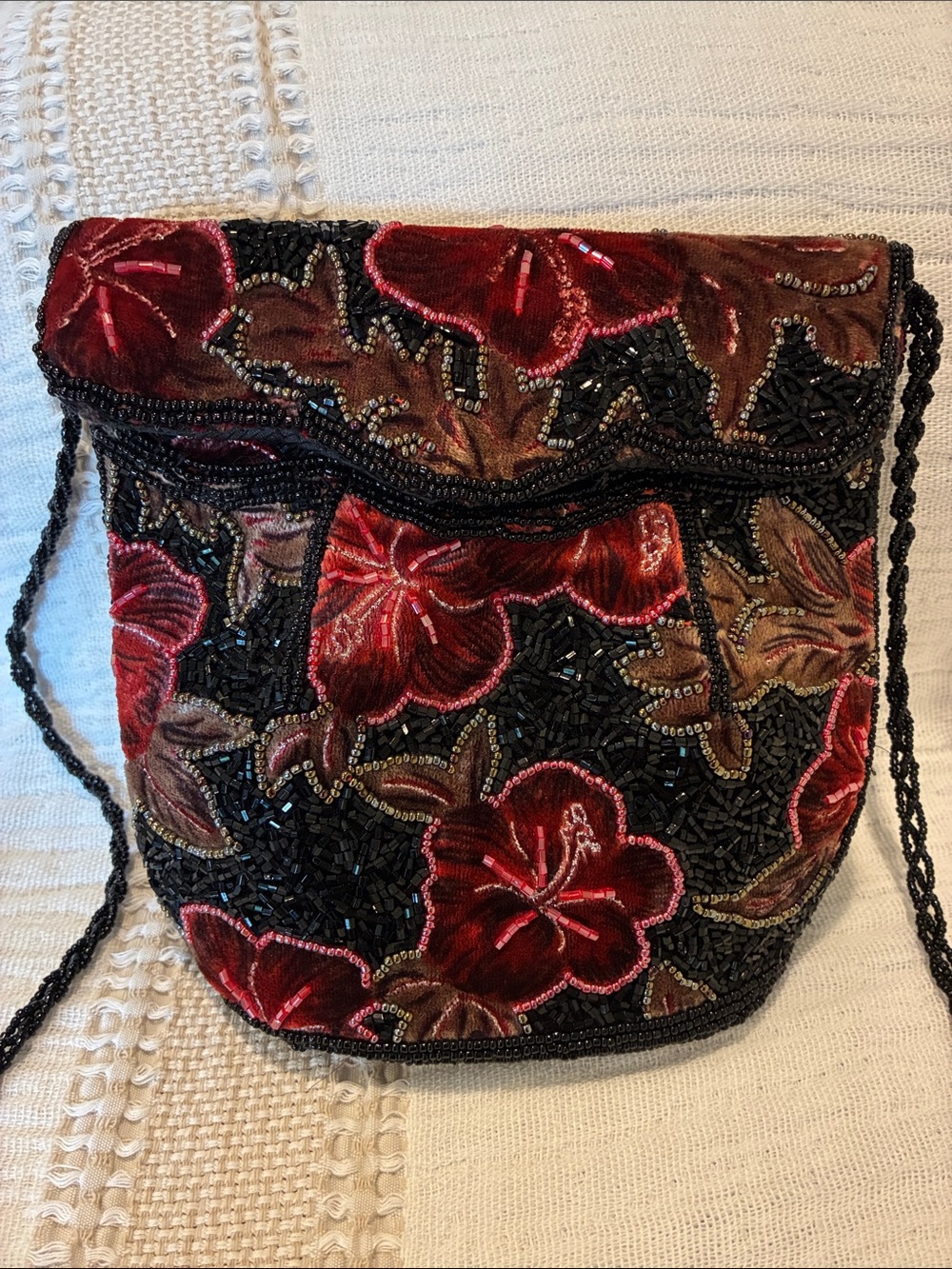 Dressy Beaded Sequined Bag